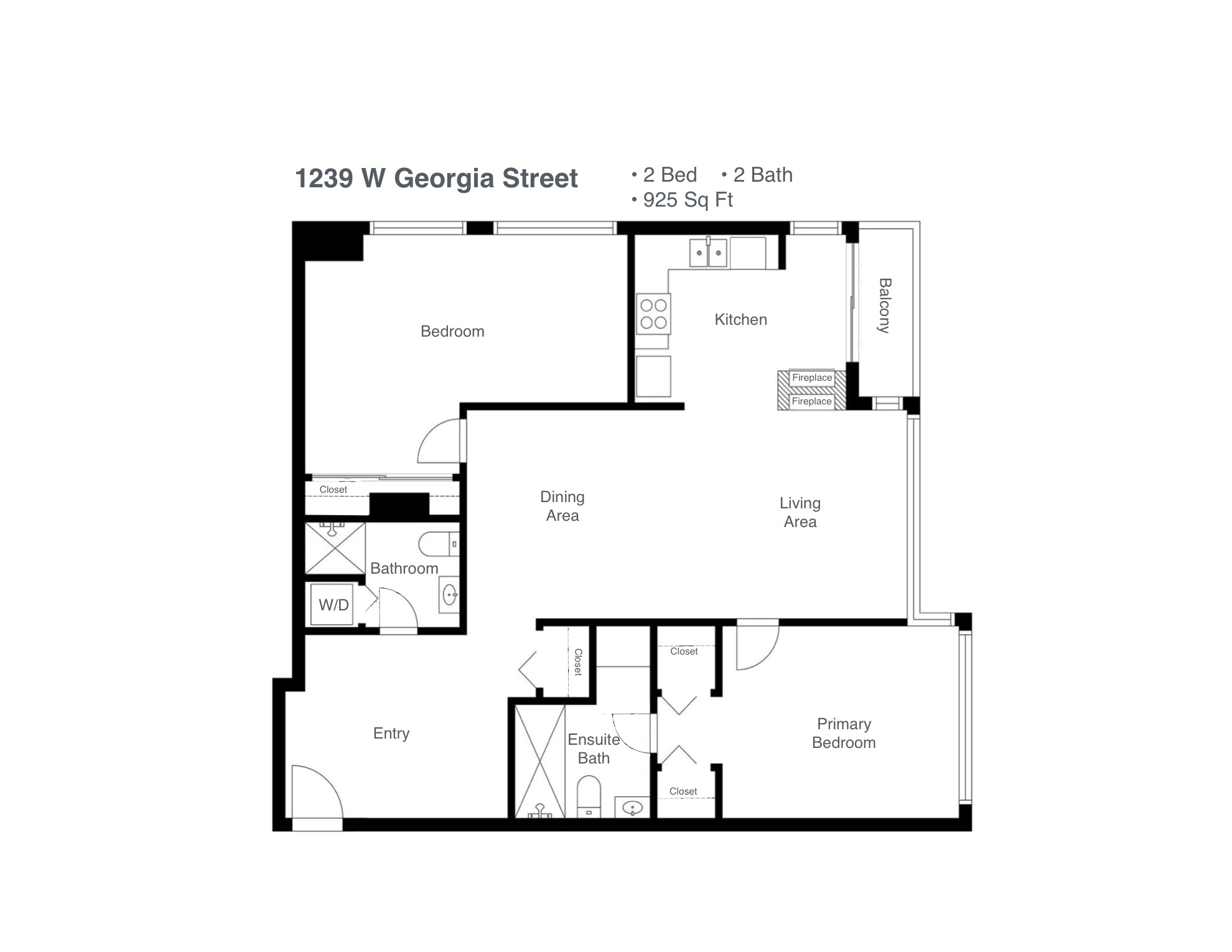W Georgia Floorplan